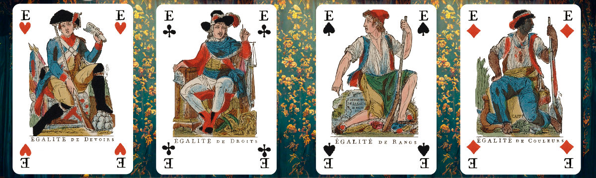Jeu De Cartes Au Portrait De Paris Révolutionnaire Dit Du Type SVB Estampe D672e2